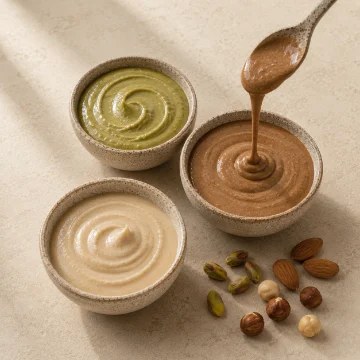 Nut and praline pastes